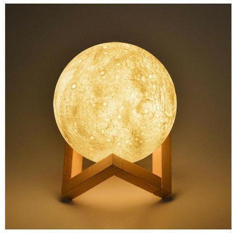 Dekorative Lampe Mondlicht Weiß