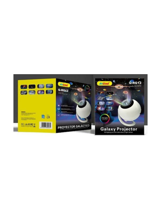 Andowl Projector Διακοσμητικό Φωτιστικό LED RGB