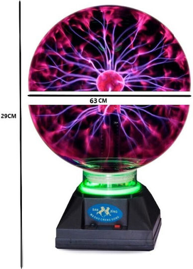 Magic Plasma Light Ball Dekorative Lampe Plasma-Kugel Schwarz