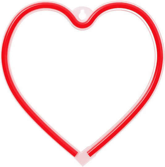 Forever Light Decorative Lamp Heart Red
