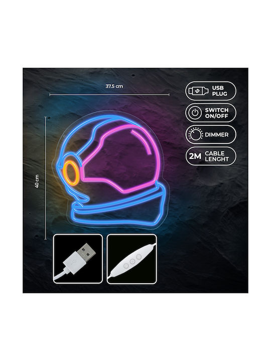Forever Light Decorative Lamp Astronaut Multicolour