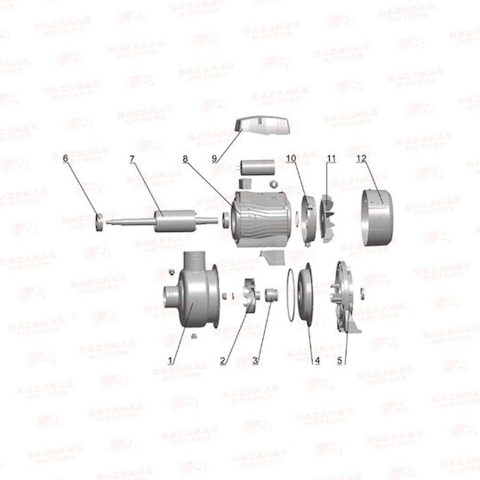Leo Group ABK200D Electric Surface Water Pump Centrifugal 2hp Single-Phase