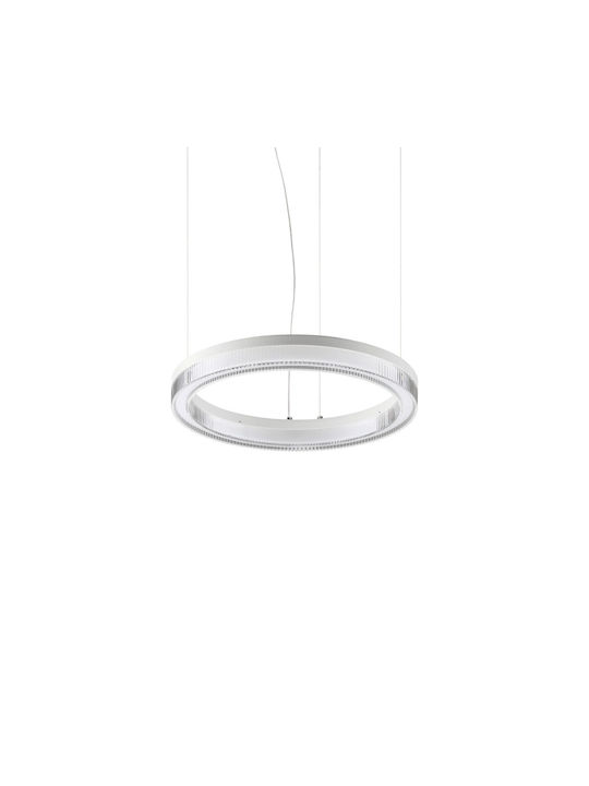 Ideal Lux Κρεμαστό Φωτιστικό Μαύρο LED με Θερμό Λευκό Φως 40εκ.
