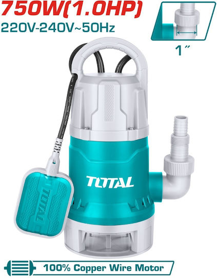 Total Monofazică Pompă Ape reziduale / canalizare 1hp TWP87506