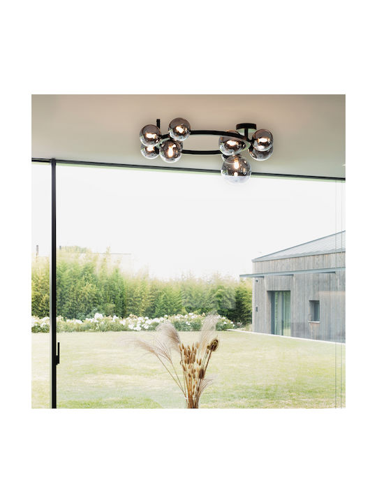 Ideal Lux Ceiling Mount Light 55cm Brown with Socket G9