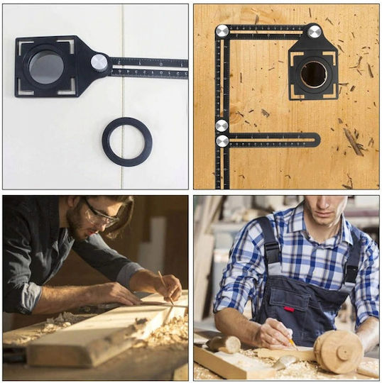 Kraft & Dele KD10385 Сгъваемо метро от алуминий Ъгли