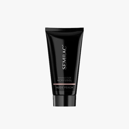 Semilac Double Flex Acrygel Гел за изкуствени нокти Nude Peach 60гр