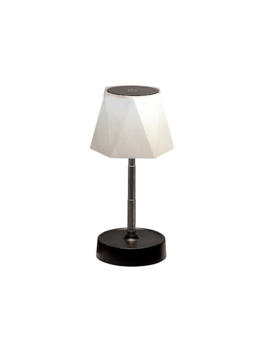 Tischlampe LED mit Weiß Schirm