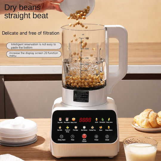 Elenzo Mixer mit Rostfreier Stahlkanne 1,8 l 1200W Weiß GCMM-A28-2