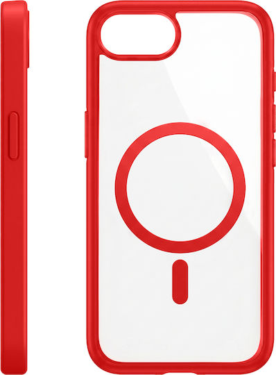 Zanaé Magsafe Case Iphone 16e Flexible Contour Raised Camera Red