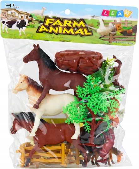 Lean Toys Set Farm Horses 23 Pcs