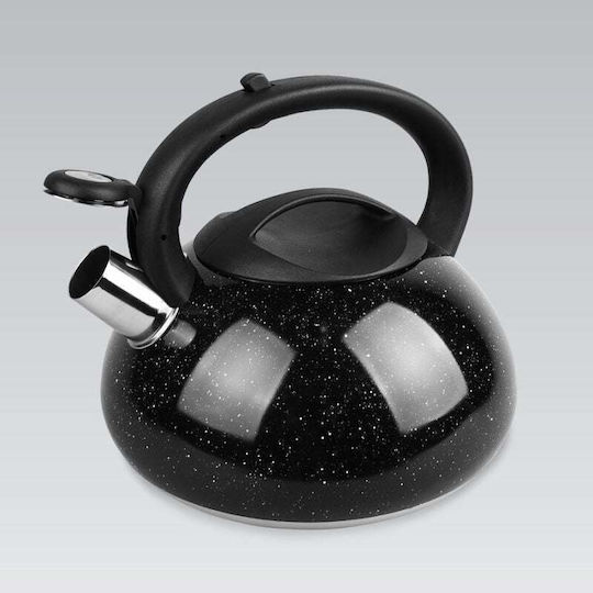 Maestro Βραστήρας Ανοξείδωτος Μαύρη 3000ml