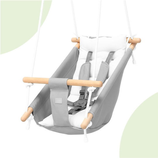 Aufhängige Stoff Kinder Schaukel 70x44,5x28cm Grau
