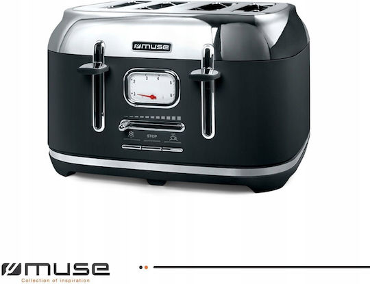 Muse Тостер 4 слота 1800W