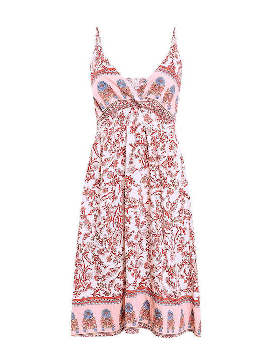 Celestino Damenkleid Mini Blumen Rosa