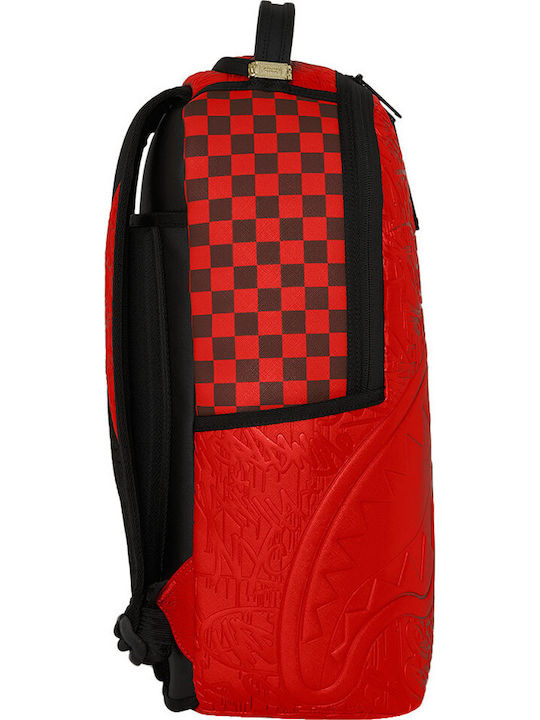 Sprayground James First Class Ghiozdan de Spate Roșu cu Husă pentru sticlă de apă