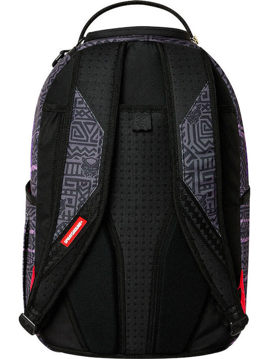 Sprayground Marvel Black Panther Never Back Down School Backpack Junior High-High School With Water Bottle Holder Multicolour 29 x 15 x 45cm