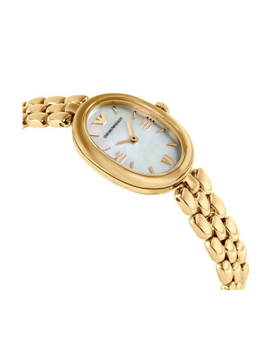 Emporio Armani Women's Watch 28mm Battery with Gold Metal Bracelet