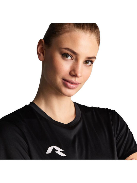 Дамска Спортна Тениска Бързосъхнеща Черна