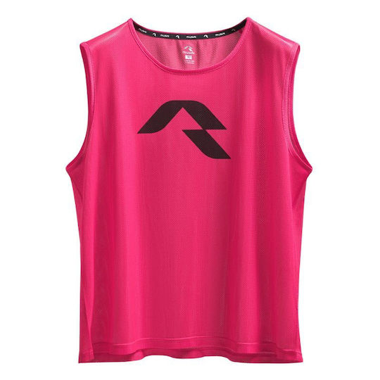 Musai Funzo Unisex Trainingslätzchen Weste Fluoreszierendes Rosa Atmungsaktives Recyceltes Mesh