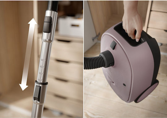 Electrolux EB61CWPTD Aspirator Electric 750W Cu Sac 3,5L Roz