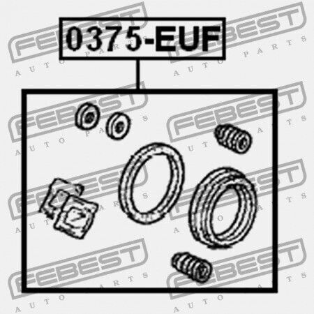 Brake Caliper Repair Kit Front Honda Integra 4d Db6 Jp 01463-s04-v00