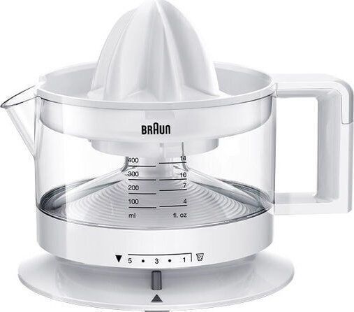 Braun Elektrischer Entsafter 20W mit Gewicht 350ml Braun