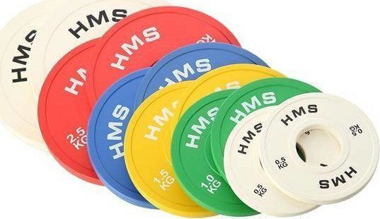 Abisal Set of Plates Olympic Type Rubber 2 x 0.5kg Φ50mm