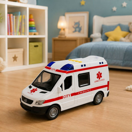 Lean Toys Mașinuță 1:10 Ambulanță