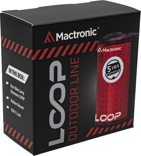 Mactronic ABR0061 Rückseite Fahrradlicht