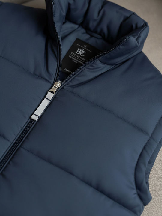 C Bodywarmer Men's Sleeveless Puffer Jacket Navy Blue