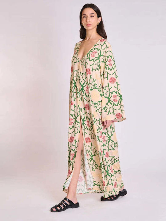 Summer Dress with Tearing Coral