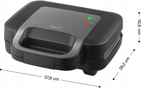 Sencor Sandwich Maker for 2 Toasts 1000W