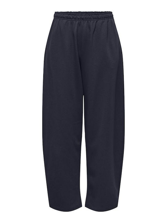 Damen Stoffhose mit Gummiband in Lose Passform Night Sky