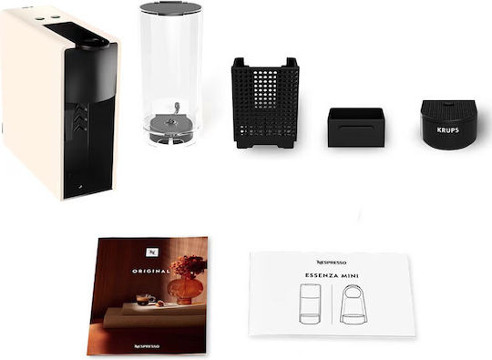 Krups Essenza Mini Espresso Machine for Nespresso Capsules 19bar Cream