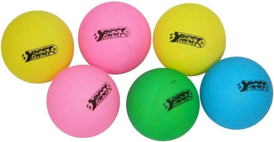Bile de ping-pong colorate 6 bucăți Best Sporting