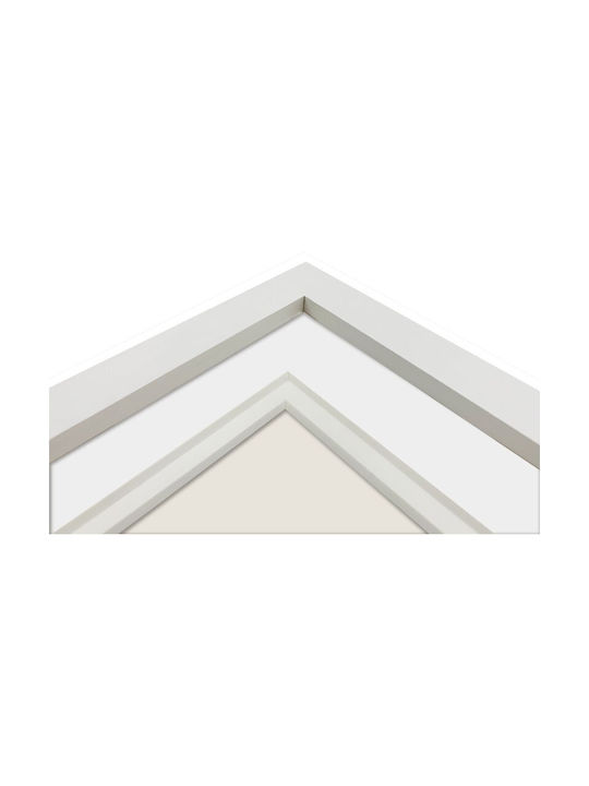 Focus Plastic Photo Frame with White Frame