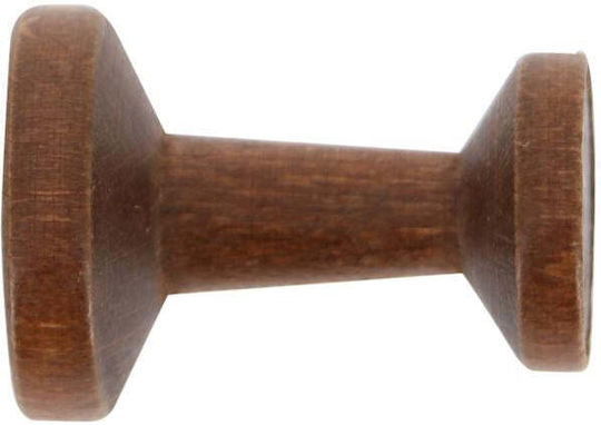 Wooden Brown Wall Tie-Back 2 Pieces