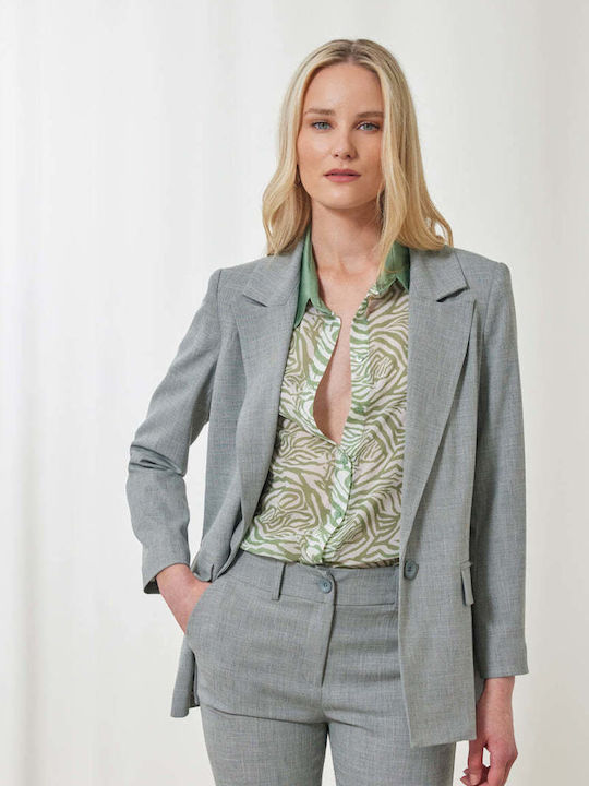 Enzzo Enzzo Damen Blazer Grün