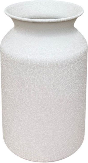 Metallic Beige Vase 10.5xH19cm