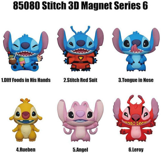 Lilo & Stitch Magnets Blind Pack Stitch Series 6 Display 12