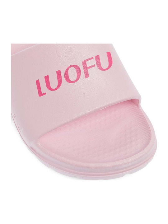 Damen-Flip-Flops - Hausschuhe in Rosa Farbe
