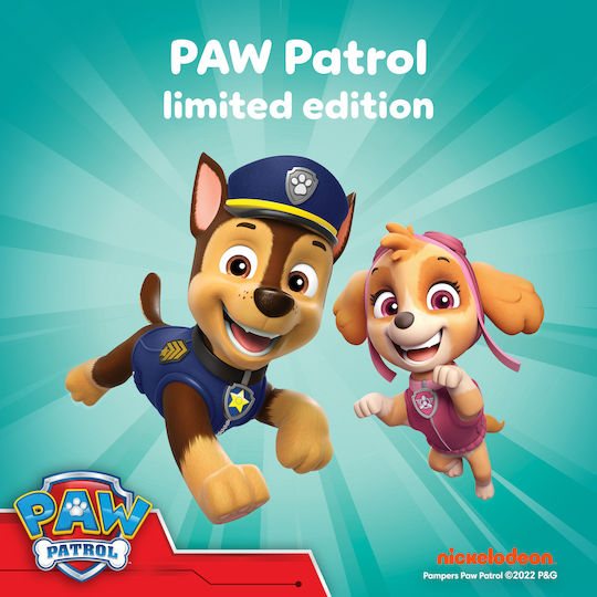 Pampers Πάνες Βρακάκι Paw Patrol No. 4 για 9-15kg 72τμχ