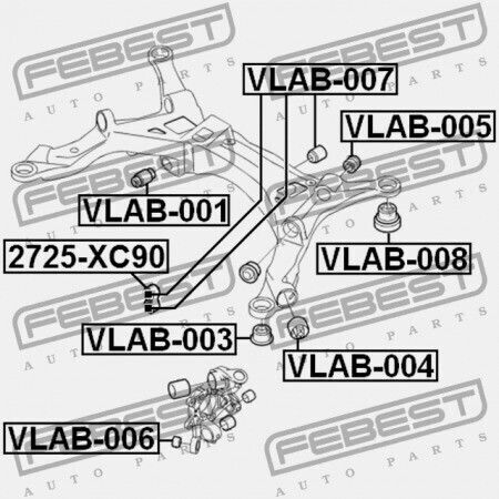 Șurub Bară Spate Volvo XC 90 2003 9173761