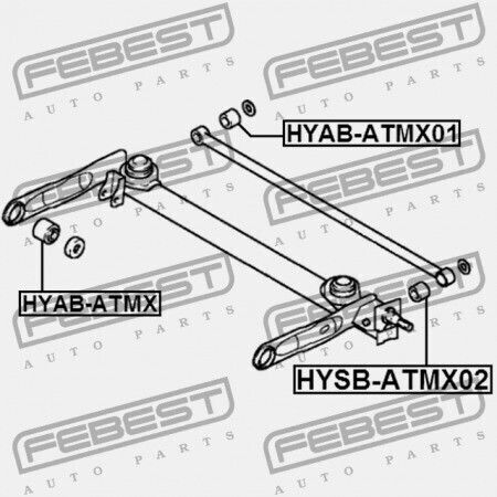 Rear Beam Ring Hyundai Atos Prime 06 Mexico 2006-2011 Hma 55541-02000
