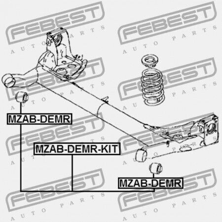 Febest Set Für Die Vorderseite Mazda Demio Dy 2002-2005 Jp D375-28-460