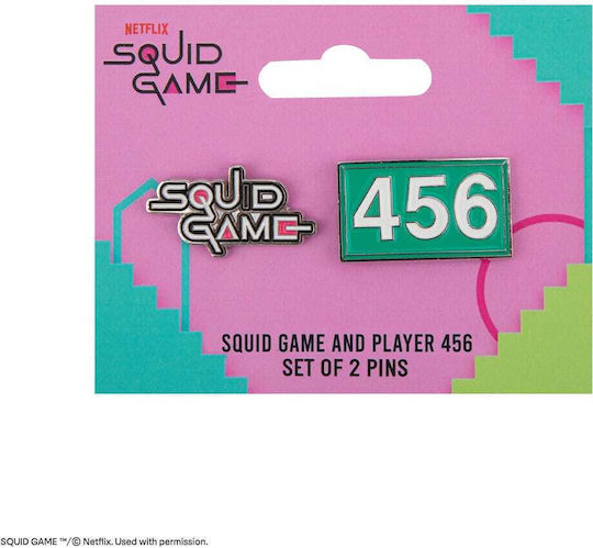 Squid Game Pins 2-pack Squid Game & Player 456