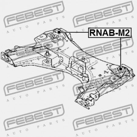 Rear Frame Bearing Renault Megane II 2002-2008 8200275524