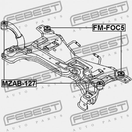 Предно Кузинето На Шасито Mazda 3 Bk 2003-2006 Eu Bp4k-34-800k