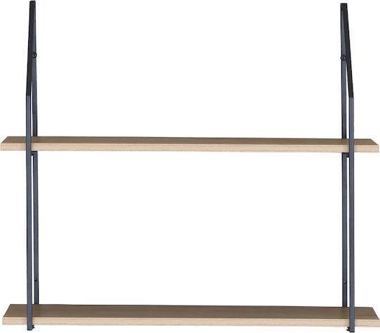 Shelf Fema Black 60x20x52cm